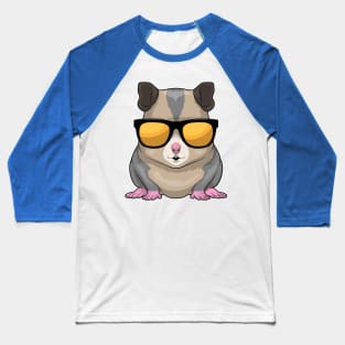 Hamster Sunglasses Baseball T-Shirt